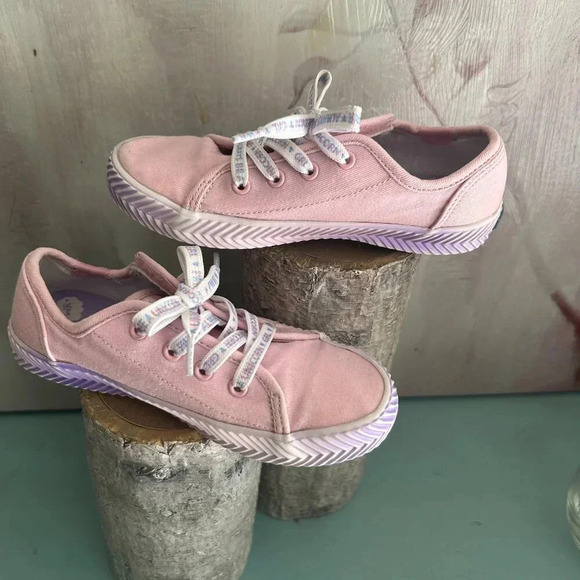 Keds Little Girls Kickstart Core Jr Pink Purple Ombre Size 11 Canvas Preppy - Picture 12 of 12